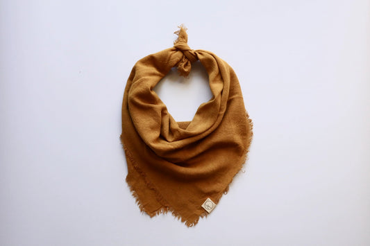 Raw Silk Naturally Dyed Bandana - Solid